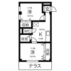 アールイーステージ刈谷の物件間取画像